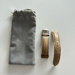 Michele Deco watch strap size 18